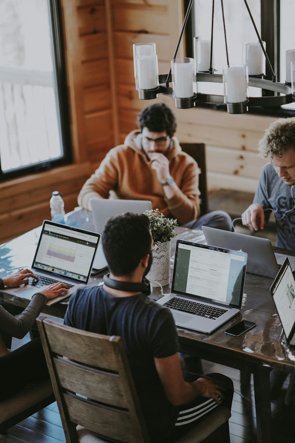 People collaborating at work